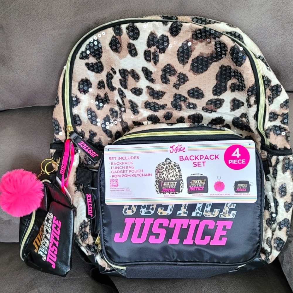 Justice girls bagpack